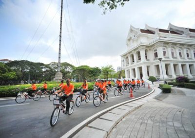 CU received 150 bikes from MEA on ceremony day, March 16, 2015
