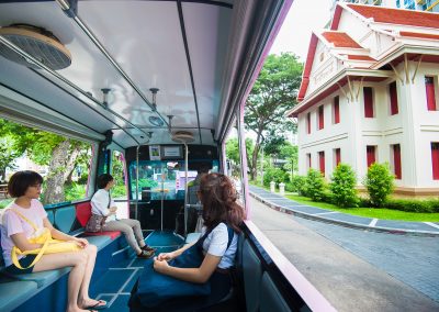 Shuttle bus outdoor view