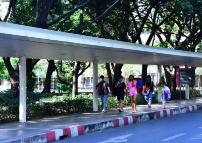 People using cover way after exercising.