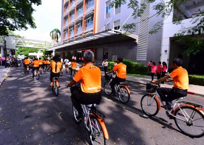 Ride to reduce global warming