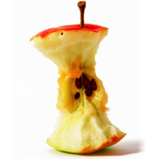 Apple : Green trash can Apple : Green trash can